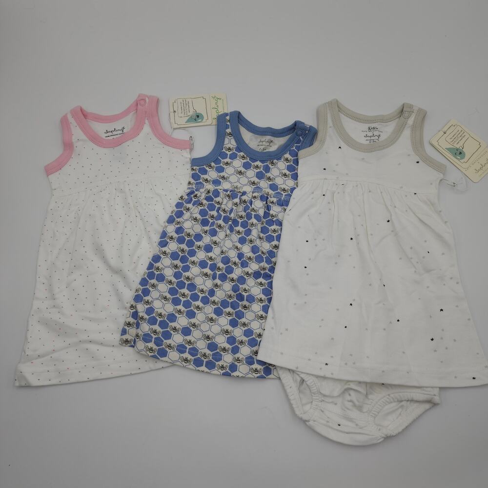 Sapling Bundle of Three Pieces Polka Dot Bees Star Size 0-3 Months